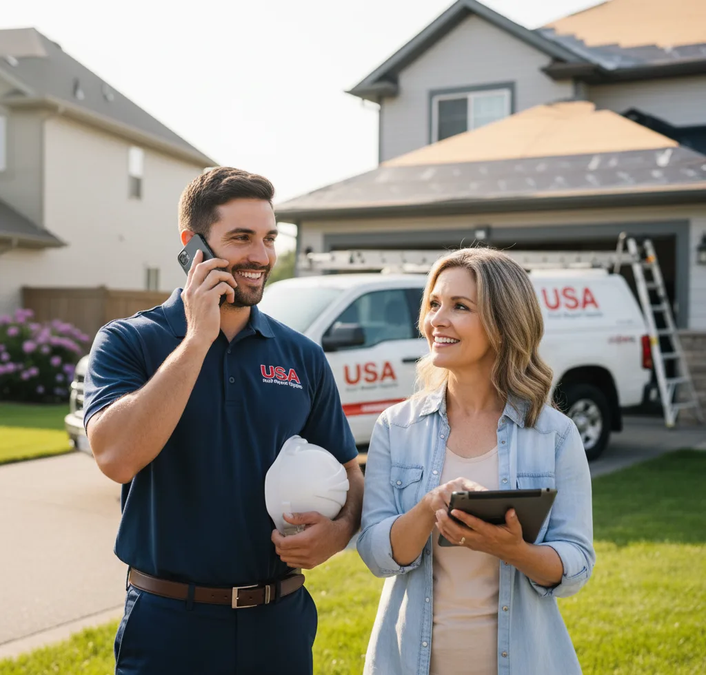 USA Roof Repair Experts customer support in Mosca